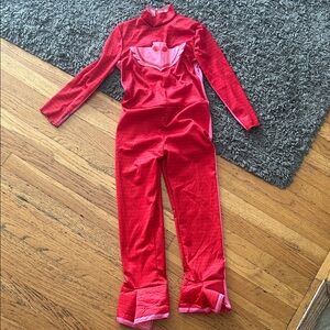 PJ Masks Owlette Red Kids Costume Jumpsuit Size 3-4T